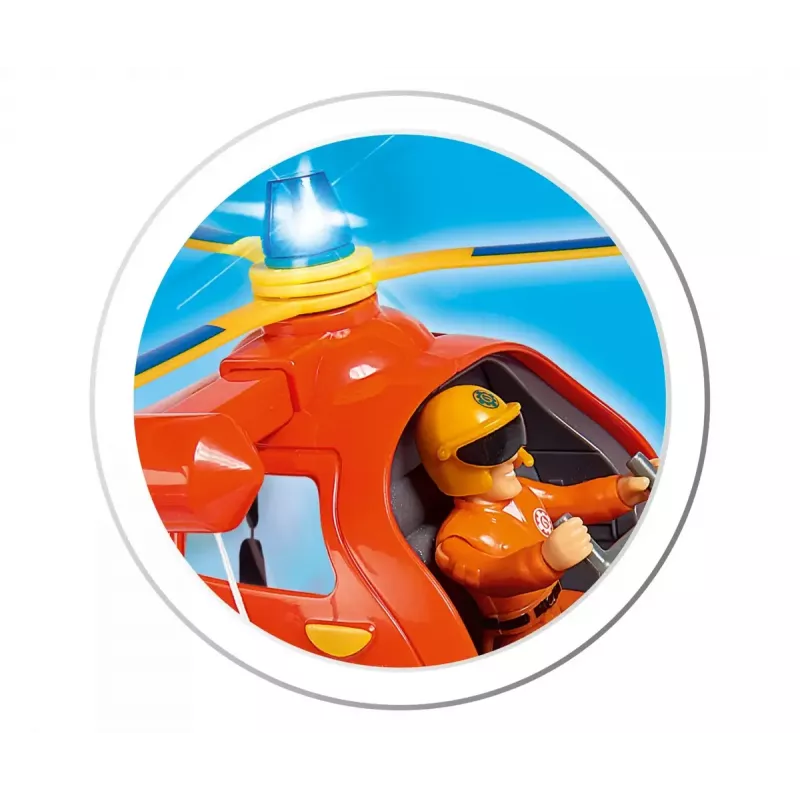 Helicopter Simba Toys 109252510 Fireman Sam pomarańczowy 3+