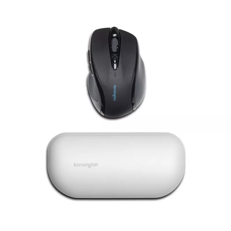 Kensington ErgoSoft Wrist Rest dla standardowej myszy, szary, ekoskóra, żel, Tajwan, MIL-STD-810H Method 504.3 Contamination by Fluids, 200 g, 1 szt.