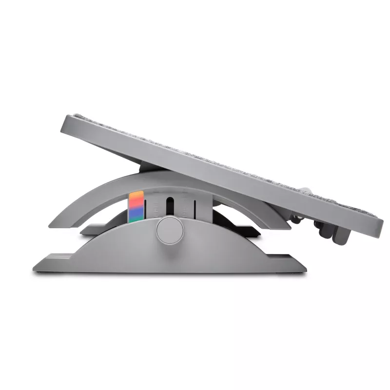 Kensington SmartFit SoleMate Pro Elite ergonomiczny podnóżek, Szary, 0 - 18°, 9 cm, 12 cm, 2.3 kg, 1 szt.
