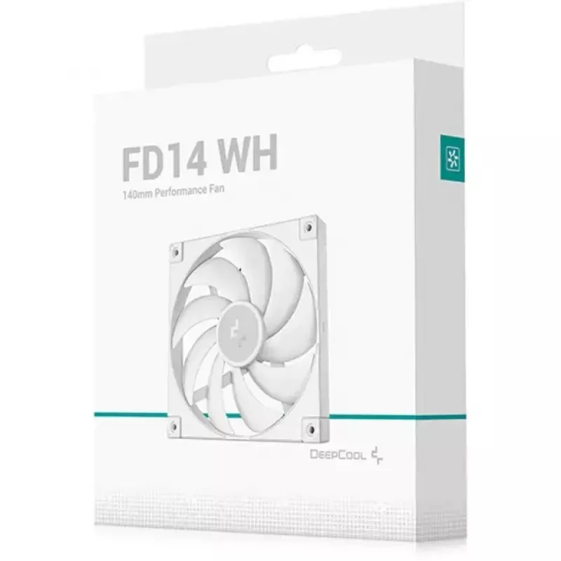 Wentylator obudowy 140 mm DeepCool FD14 WH, 140x140x25 mm, biały, 3-pin