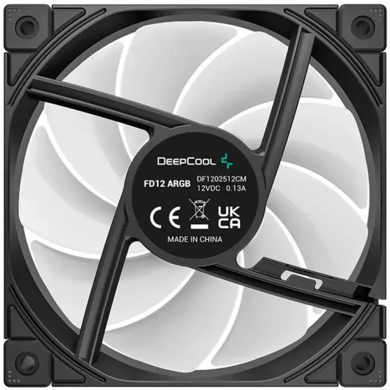 Wentylator obudowy DeepCool FD12 ARGB 120mm Czarny 120x120x25