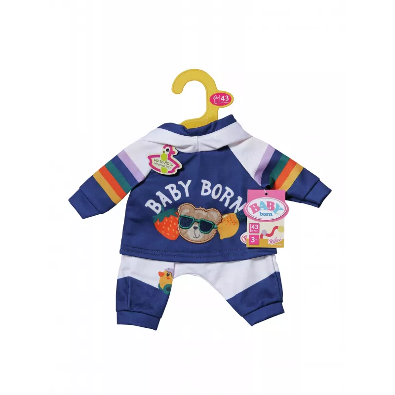 BABY born Dres do joggingu granatowy 43cm Zestaw ubranek dla lalki