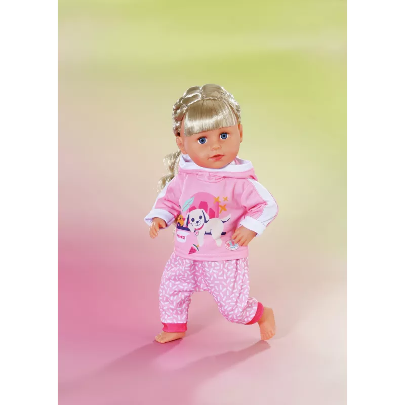 BABY born Różowy Dres 43cm Zestaw Ubranek dla Lalki