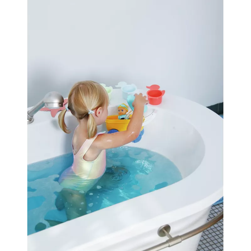 BABY born Splish Splash Wózek z Lalką Emma do Kąpieli Wielokolorowa