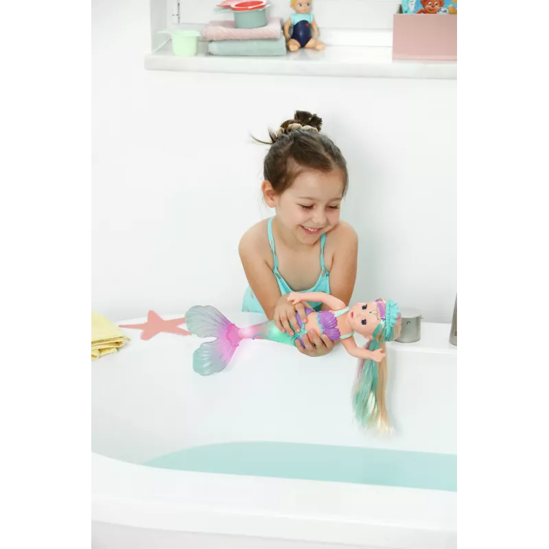 Lalka zapf creation BABY born Syrenka model 837368 – kąpielowa lalka bobas z ogonem syreny