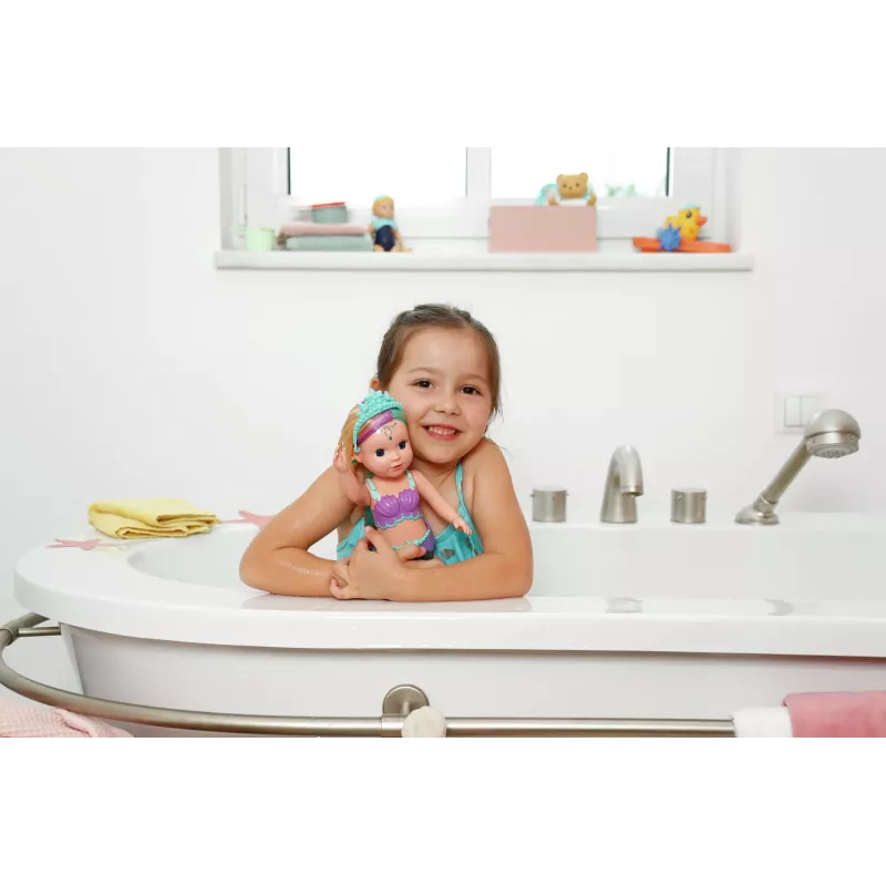 Lalka zapf creation BABY born Syrenka model 837368 – kąpielowa lalka bobas z ogonem syreny