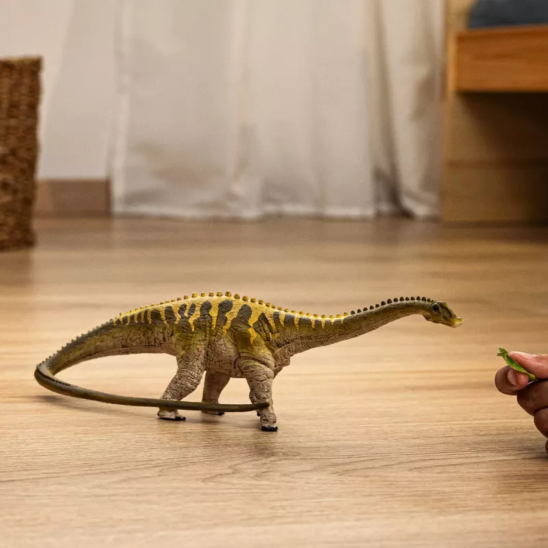 schleich Dinosaurs Diplodocus, 4 lata, Podbój Ziemi, Dinozaury i wulkan, Wielokolorowy