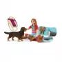schleich HORSE CLUB Sleepover Playset z Hannah, Zwierzę, Konie, Zestawy kieszonkowe, 5 lat, Wielokolorowy