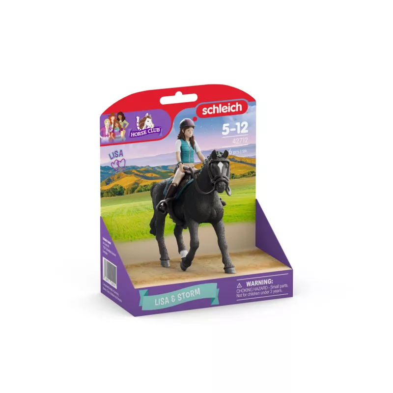 Schleich Horse Club Lisa i Storm Wielokolorowy 42712