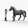 Schleich Horse Club Lisa i Storm Wielokolorowy 42712