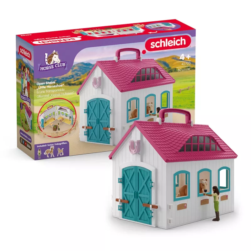 Farm Schleich HORSE CLUB Otwarta stajnia Little Horseshoe 42703 Wiek 5-12