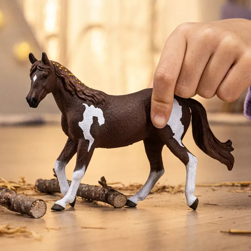 schleich HORSE CLUB Klacz Paint Horse, 5 lat, Konie, Wielokolorowy