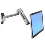 ERGOTRON Lx Hd Sit-stand Wall Mount LCD Arm (polished Aluminum)