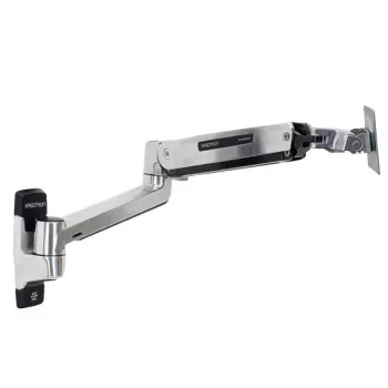 ERGOTRON Lx Hd Sit-stand Wall Mount LCD Arm (polished Aluminum)