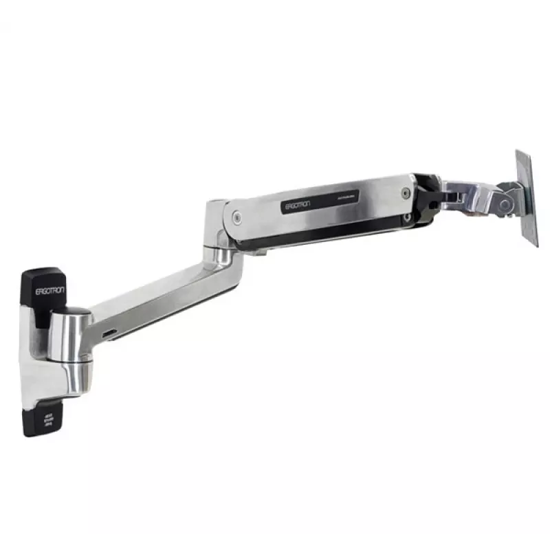 ERGOTRON Lx Hd Sit-stand Wall Mount LCD Arm (polished Aluminum)