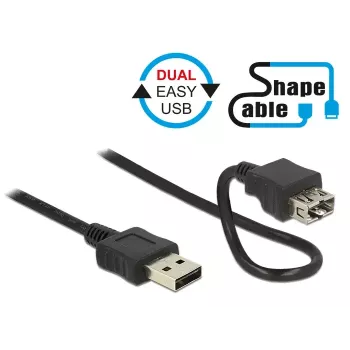 Kabel USB DeLOCK 2m 2xUSB2.0-A