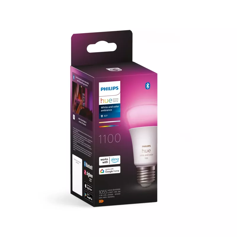Philips Hue biały and colour ambience A60 – inteligentna żarówka E27 – 1100