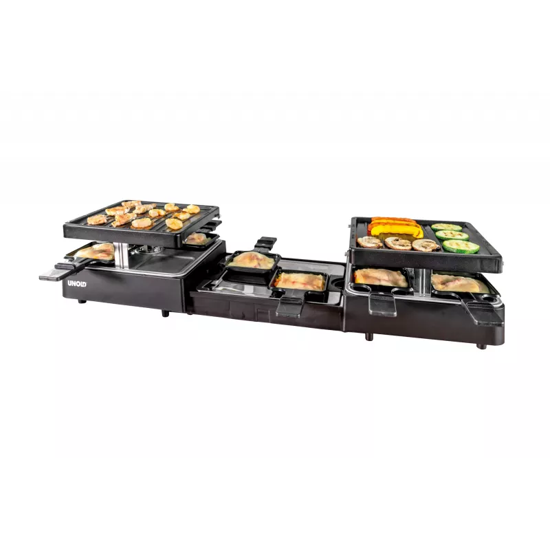 Unold 48755 grill raclette 8 osobowy 1300 W Czarny