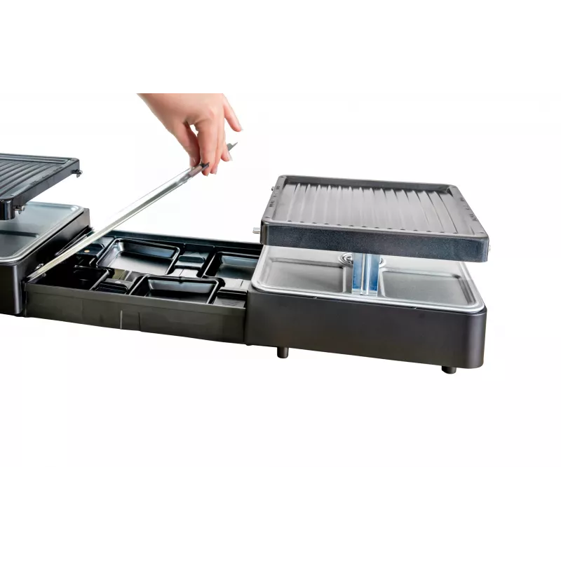 Unold 48755 grill raclette 8 osobowy 1300 W Czarny