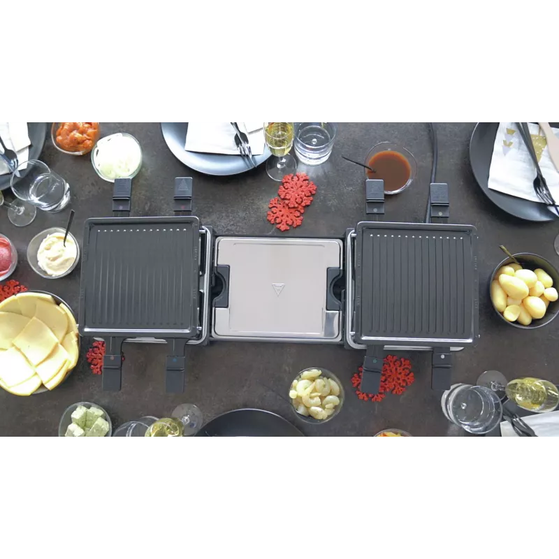 Unold 48755 grill raclette 8 osobowy 1300 W Czarny