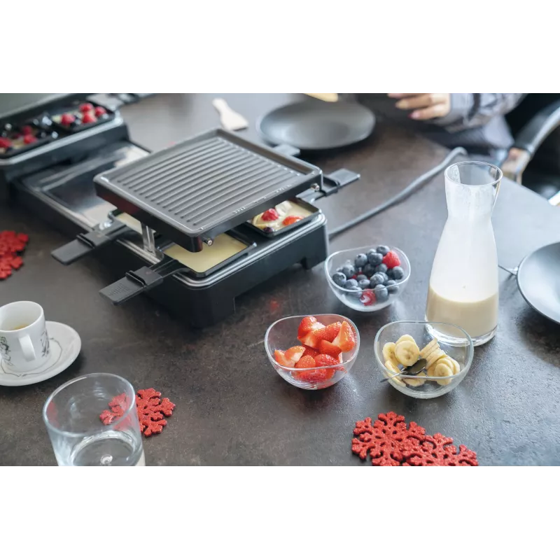 Unold 48755 grill raclette 8 osobowy 1300 W Czarny