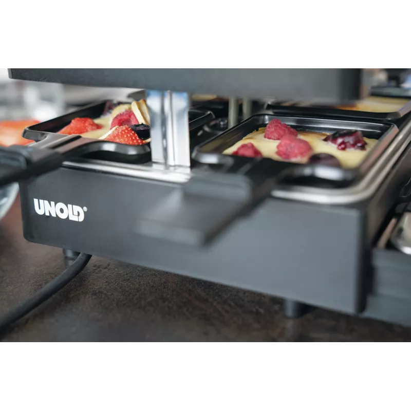 Unold 48755 grill raclette 8 osobowy 1300 W Czarny