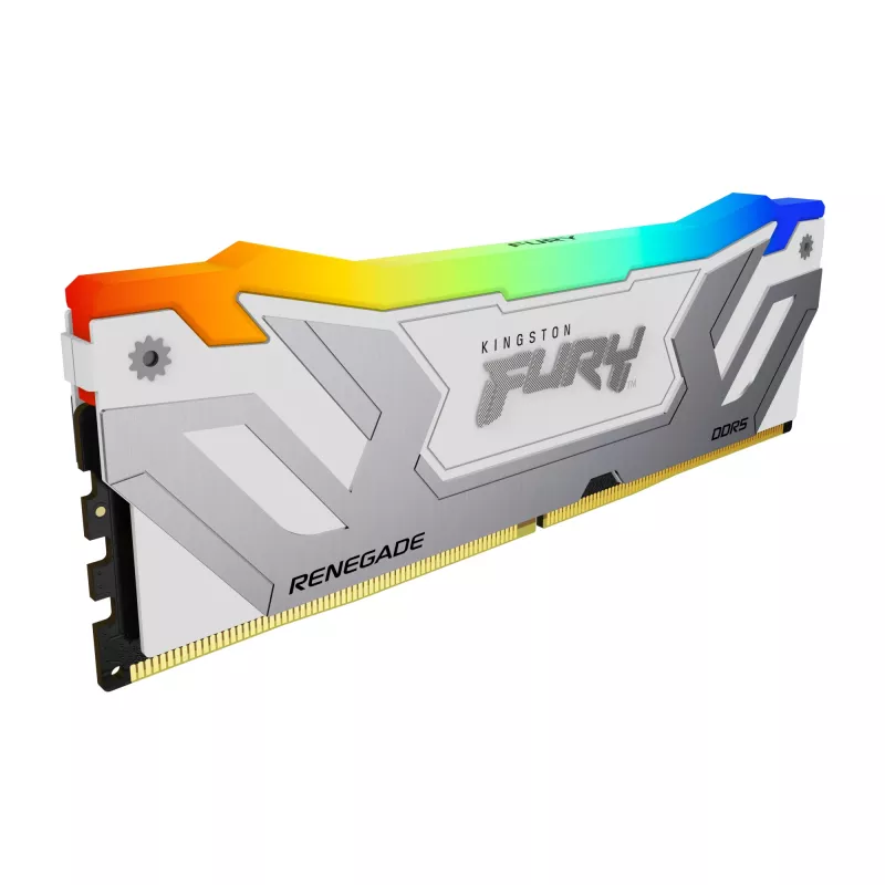 Kingston Technology FURY 24GB 8400MT/s DDR5 CL40 CUDIMM Renegade RGB biały XMP