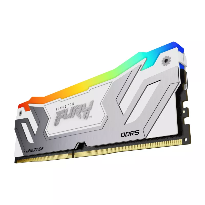 Kingston Technology FURY 24GB 8400MT/s DDR5 CL40 CUDIMM Renegade RGB biały XMP