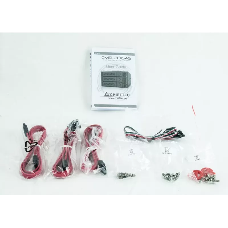 Chieftec CMR-3141SAS panel wnęki na napęd Czarny