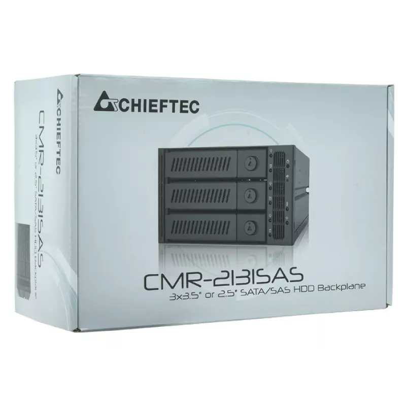 Chieftec CMR-3141SAS panel wnęki na napęd Czarny