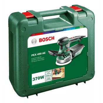Bosch PEX 400 AE szlifierka mimośrodowa, losowa orbitalna, Velcro, zielona, Węgry, 4000 OPM, 26000 OPM
