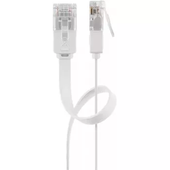 Kabel sieciowy Goobay 93362 RJ-45 Cat5e 7m Biały