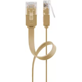 Kabel sieciowy Goobay 95883 RJ-45 Cat6 15 m Jasnobrązowy