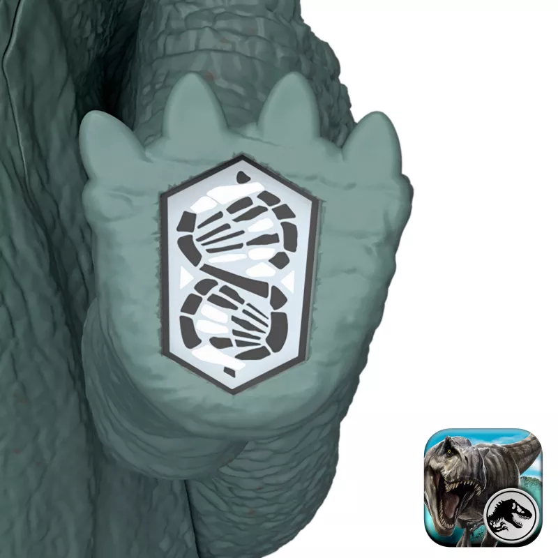 Jurassic World Rebirth Wild Roar Maiasaura Zabawka Dinozaur, Atak Chwytania i Dźwięk Sterowane Ogonem