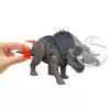 Jurassic World Rebirth Wild Roar Nasutoceratops zabawkowa figurka dinozaura, atak chwytny sterowany ogonem i dźwięk