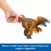 Jurassic World Rebirth Wild Roar Utahraptor Dinozaur Zabawka, Atak Sterowany Ogonem i Dźwięk