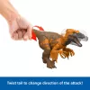 Jurassic World Rebirth Wild Roar Utahraptor Dinozaur Zabawka, Atak Sterowany Ogonem i Dźwięk