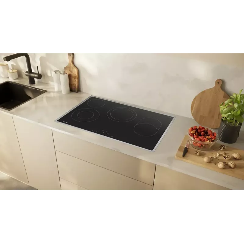 Zestaw płyta ceramiczna i piekarnik elektryczny NEFF B2CCG6AK3 + T18SDH9L0 — Płyta ceramiczna 4-polowa, piekarnik elektryczny 71 l, CircoTherm®