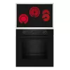Zestaw płyta ceramiczna i piekarnik elektryczny NEFF B2CCG6AK3 + T18SDH9L0 — Płyta ceramiczna 4-polowa, piekarnik elektryczny 71 l, CircoTherm®
