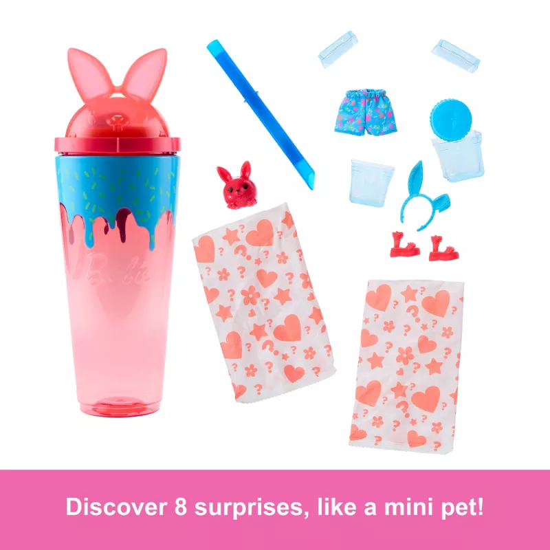 Mattel Barbie Pop! Reveal seria Shakes lalka Kotek, JCN87