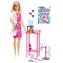 Barbie Scientist lalka and Accessories with Blonde Fashion lalka, Lab Table, & Color-Change Accessories