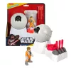 Fisher-Price Imaginext STAR WARS Rebel Base Cannon zabawka z kluczem metalowym odlewanym Luke Skywalker, 5 elementów