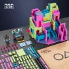 Mattel MEGA Squid Game Schody Zestaw Klocków z Figurką Akcji (1707 elementów) dla Kolekcjonerów