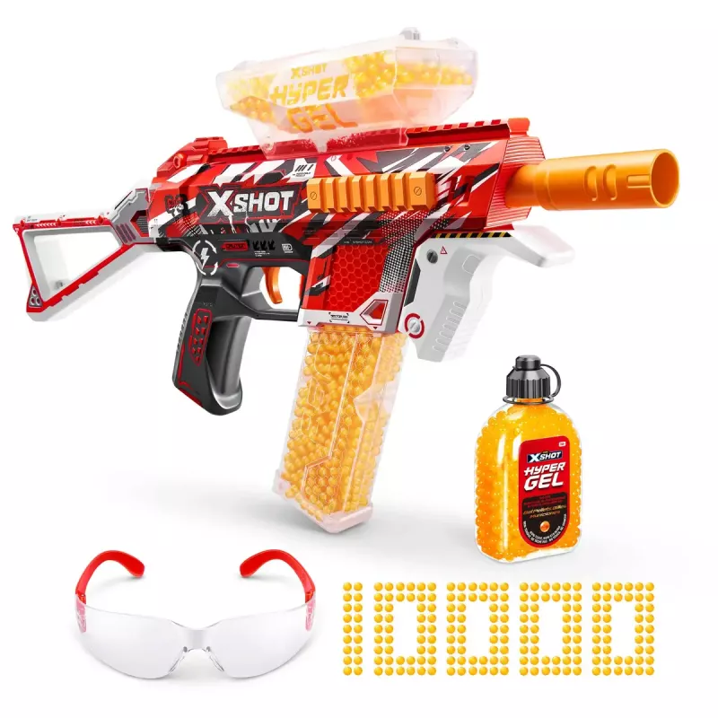 Zabawkowy blaster Zuru X-Shot Blaster Trace Fire 70FPS zestaw 1500 kulek, 36621