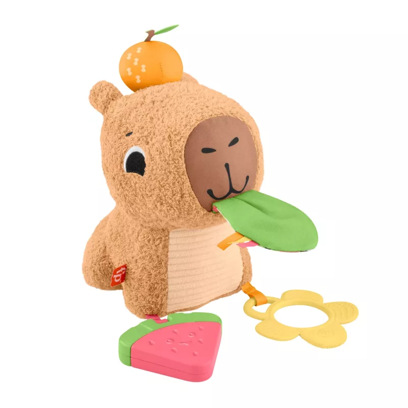 Zabawkowa kapibara Fisher-Price Snuggly Snacky Capy 0,5 roku