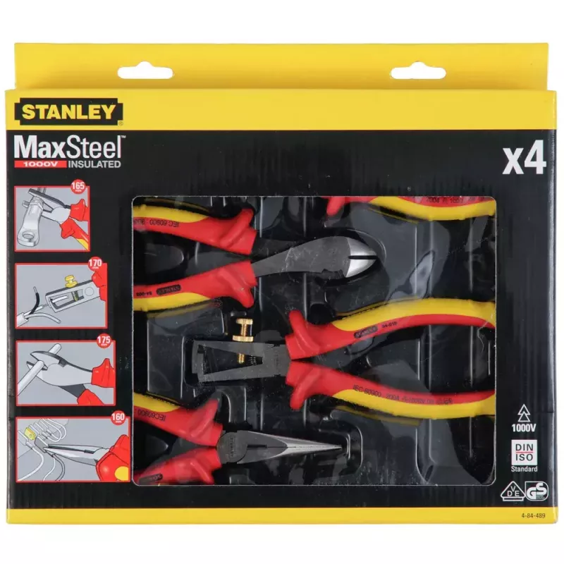 Szczypce Stanley FATMAX 4-częściowe VDE 4-84-489