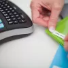 DYMO LabelManager ® ™ 210D - QWZ, QWERTZ, D1, Termotransferowy, 180 x 180 DPI, 12 mm/s, Czarny, Srebrny