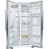 Bosch Serie 6 KAG93AIEP side-by-side refrigerator Freestanding 560 L Stainless steel