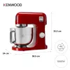 Kenwood kMix robot kuchenny 1000 W 5 L Czerwony