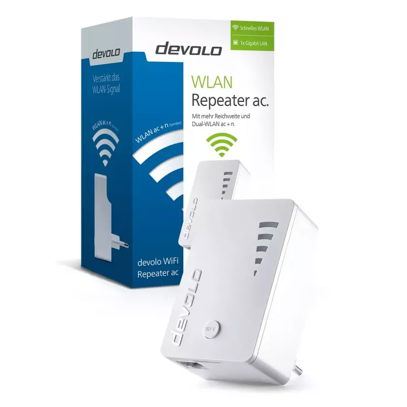 Wzmacniacz sygnału Wi-Fi Devolo AC 1000 Mbit/s biały